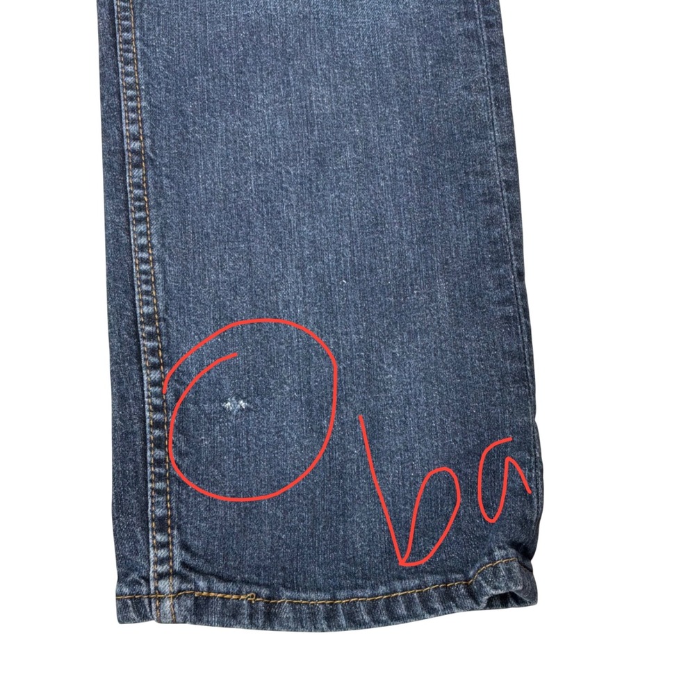 Levi's 505 Regular Fit Jeans Mens 33x30 Blue Good Straight Leg Denim - Picture 8 of 10